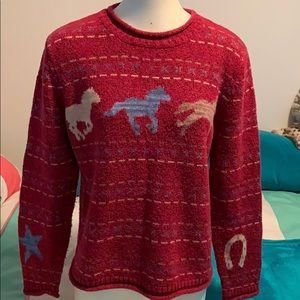 Christopher and Banks horse sweater